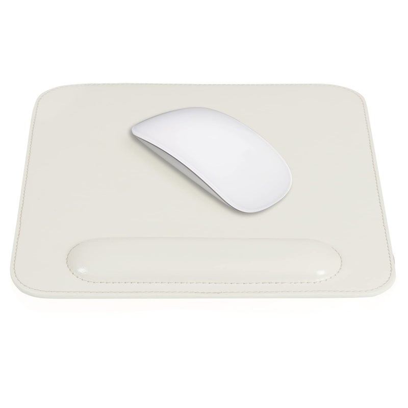 Londo Leather Mouse Pad with Wrist Rest â€“ Ergonomic Support, Non-Slip Base, Smooth Surface - Image 1